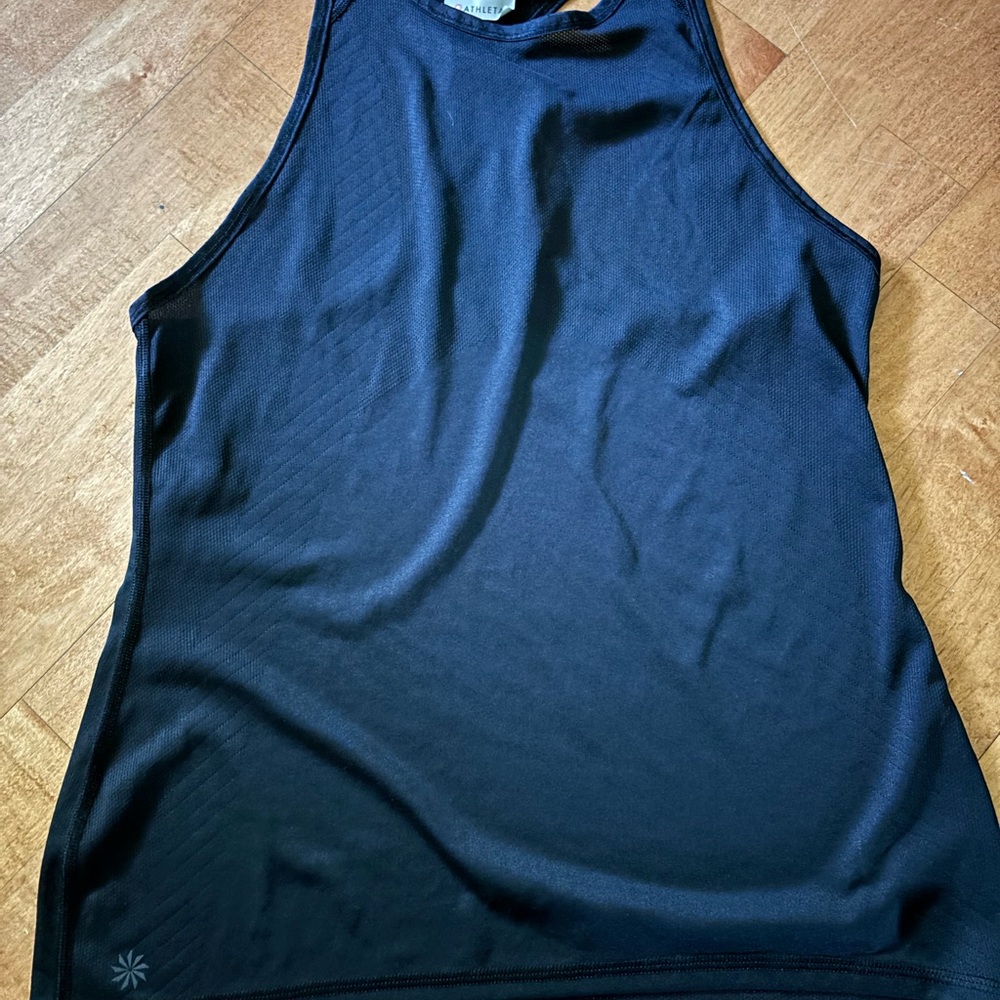 Black Athleta racer back Tank Top